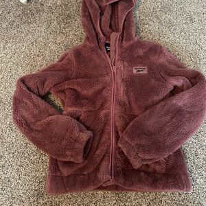 Reebok Plush Fleece Jacket - Burgundy